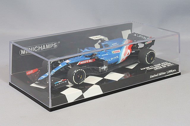 MINICHAMPS MC417212114 1/43 Alpine F1 Team A521 2021 Qatar GP #14 F. Alonso - image 4
