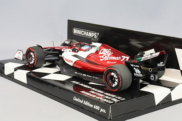 MINICHAMPS MC417220177 1/43 Alfa Romeo F1 Team Orlen C42 2022 Bahrain GP #77 V. Bottas - image 3