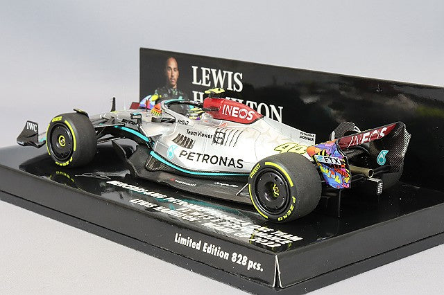 MINICHAMPS MC417220544 1/43 Mercedes-AMG Petronas W13 E Performance 2022 Miami GP #44 L. Hamilton - image 3