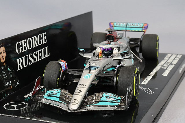 MINICHAMPS MC417220563 1/43 Mercedes-AMG Petronas W13 E Performance 2022 Miami GP #63 G. Russell - image 1