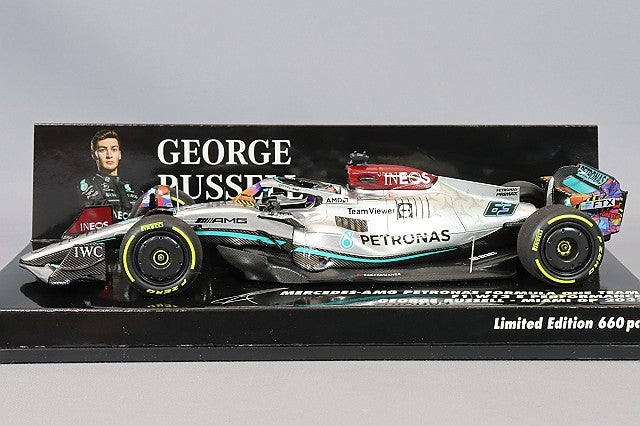MINICHAMPS MC417220563 1/43 Mercedes-AMG Petronas W13 E Performance 2022 Miami GP #63 G. Russell - image 2