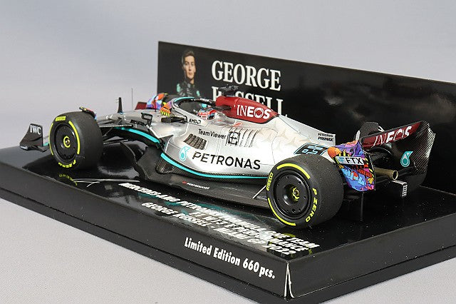 MINICHAMPS MC417220563 1/43 Mercedes-AMG Petronas W13 E Performance 2022 Miami GP #63 G. Russell - image 3
