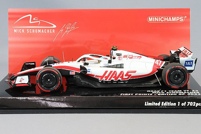 MINICHAMPS MC417221047 1/43 Haas VF-22 2022 British GP #47 M. Schumacher First F1 Points - image 2
