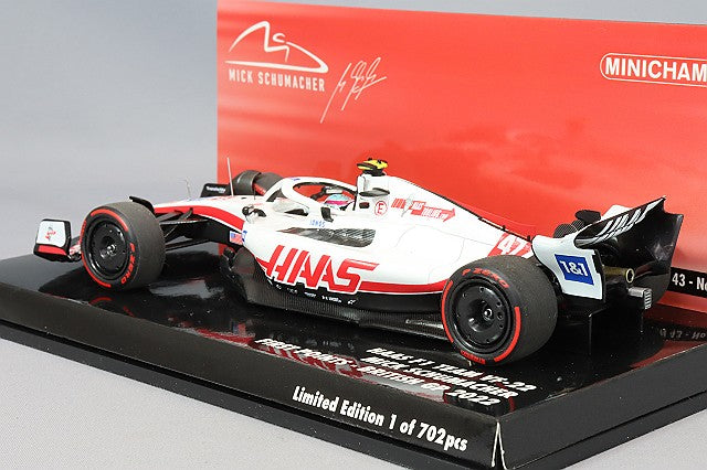 MINICHAMPS MC417221047 1/43 Haas VF-22 2022 British GP #47 M. Schumacher First F1 Points - image 3