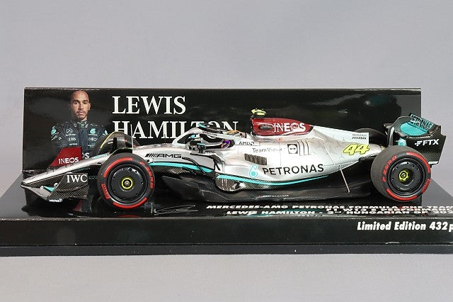 MINICHAMPS MC417221344 1/43 Mercedes-AMG Petronas W13 E Performance 2022 Hungarian GP Second Place #44 L. Hamilton - image 2