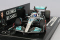 MINICHAMPS MC417223163 1/43 Mercedes-AMG Petronas W13 E Performance 2022 Hungarian GP #63 G. Russell First Pole Position - image 1
