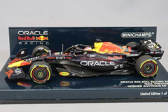 MINICHAMPS MC417231001 1/43 Oracle Red Bull Racing Honda RB19 2023 Austrian GP Winner #1 M. Verstappen - image 2