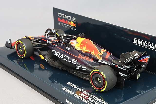 MINICHAMPS MC417231001 1/43 Oracle Red Bull Racing Honda RB19 2023 Austrian GP Winner #1 M. Verstappen - image 3