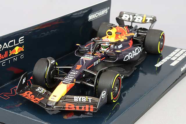 MINICHAMPS MC417231101 1/43 Oracle Red Bull Racing Honda RB19 2023 British GP Winner #1 M. Verstappen - image 1