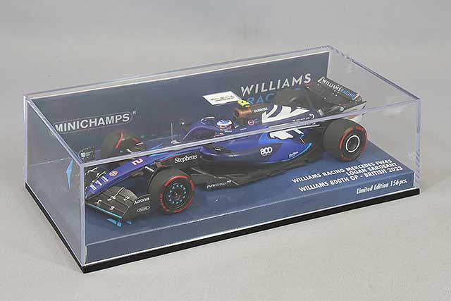 MINICHAMPS MC417231102 1/43 Williams Racing FW45 2023 British GP #2 L. Sargeant Williams 800th GP Entry - image 4