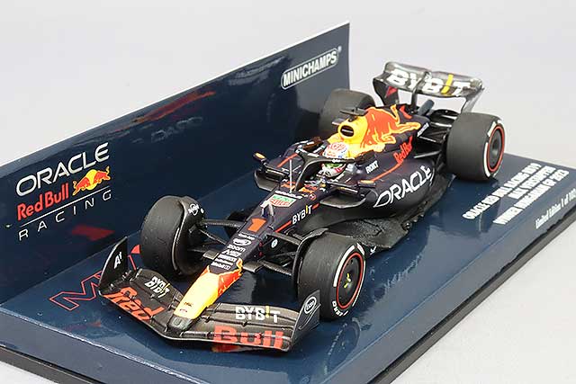 MINICHAMPS MC417231201 1/43 Oracle Red Bull Racing Honda RB19 2023 Hungarian GP Winner #1 M. Verstappen - image 1