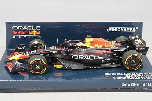 MINICHAMPS MC417231301 1/43 Oracle Red Bull Racing Honda RB19 2023 Belgian GP Winner #1 M. Verstappen - image 2