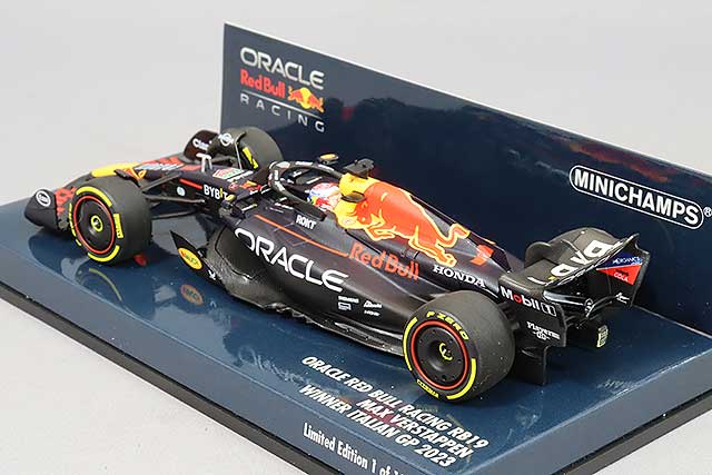 MINICHAMPS MC417231501 1/43 Oracle Red Bull Racing Honda RB19 2023 Italian GP Winner #1 M. Verstappen - image 3