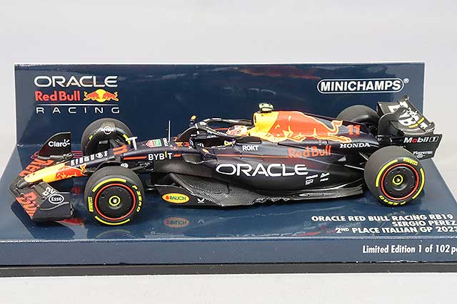 MINICHAMPS MC417231511 1/43 Oracle Red Bull Racing Honda RB19 2023 Italian GP Second Place #11 S. Perez - image 2