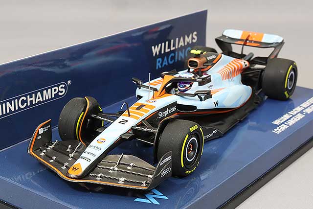 MINICHAMPS MC417231602 1/43 Williams Racing FW45 2023 Singapore GP #2 L. Sargeant - image 1