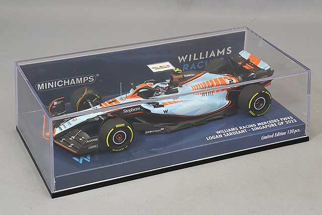 MINICHAMPS MC417231602 1/43 Williams Racing FW45 2023 Singapore GP #2 L. Sargeant - image 4