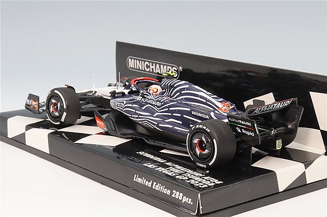 MINICHAMPS MC417232222 1/43 Scuderia AlphaTauri AT04 2023 Las Vegas GP #22 Y. Tsunoda - image 3