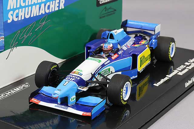MINICHAMPS MC517950101 1/43 Benetton-Renault B195 1995 Brazilian GP Winner #1 M. Schumacher - image 1