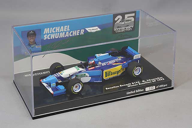 MINICHAMPS MC517950101 1/43 Benetton-Renault B195 1995 Brazilian GP Winner #1 M. Schumacher - image 5