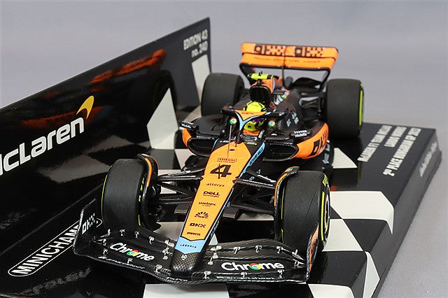 MINICHAMPS MC537235504 1/43 McLaren MCL60 2023 Hungarian GP Second Place #4 L. Norris - image 1
