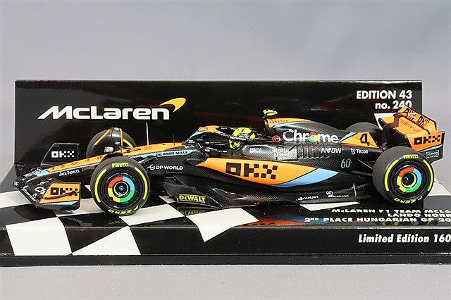 MINICHAMPS MC537235504 1/43 McLaren MCL60 2023 Hungarian GP Second Place #4 L. Norris - image 2
