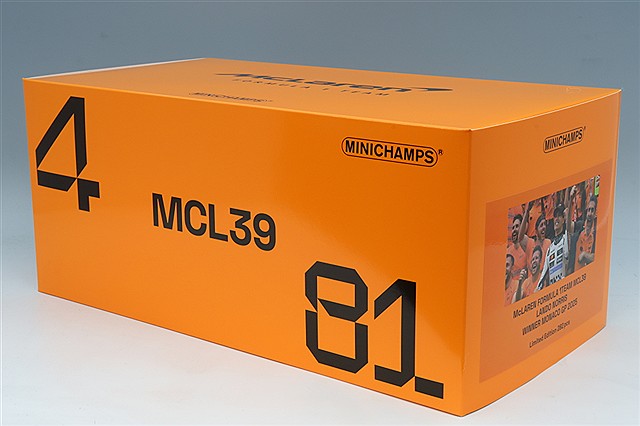 MINICHAMPS MC537252504 1/18 McLaren MCL39 2025 Monaco GP Winner #4 L. Norris - image 4