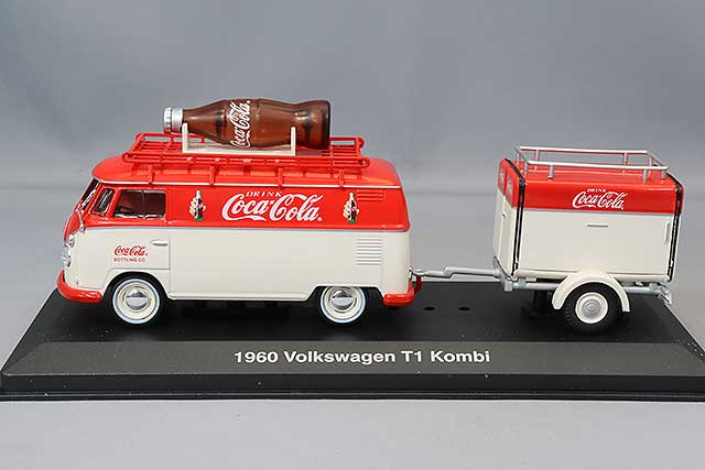 Motor City Classics MSS443060 1/43 1962 Volkswagen Type 2 T1 with Trailer Coca-Cola - image 2
