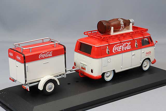 Motor City Classics MSS443060 1/43 1962 Volkswagen Type 2 T1 with Trailer Coca-Cola - image 3
