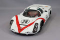 EXOTO MTB00064B 1/18 Porsche 910 1968 Japanese GP #28, front three-quarter view