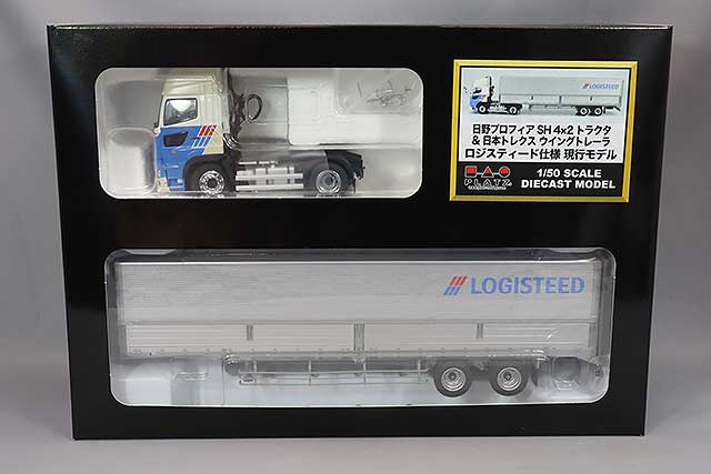 PLATZ NPRFST-LS1 1/50 Hino Profia SH 4x2 Tractor with Nippon Trex Wing Trailer Logisteed Current Version - image 7