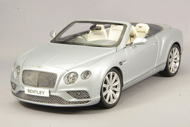 Paragon PA-98231R 1/18 Bentley Continental GT Convertible 2016 Right-Hand Drive Frost Silver - image 1