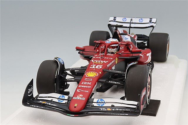 MINICHAMPS x BBR PBBR252016 1/18 Ferrari SF-25 2025 Monaco GP Second Place #16 C. Leclerc Minichamps x BBR - image 1