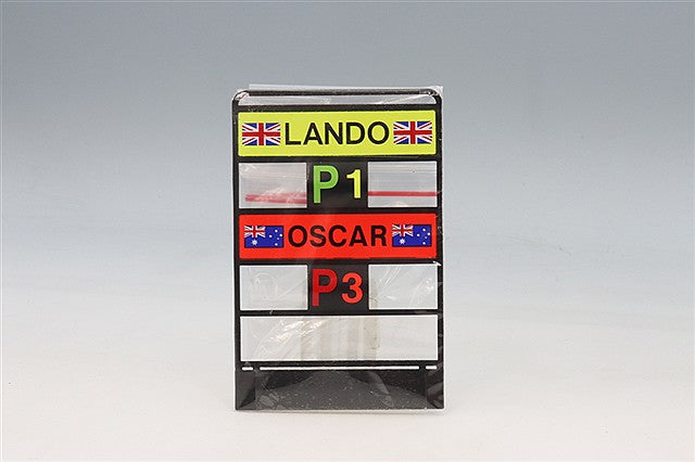 Spark S18S1011 1/18 McLaren MCL39 2025 Monaco GP Winner #4 L. Norris with Pit Board - image 4
