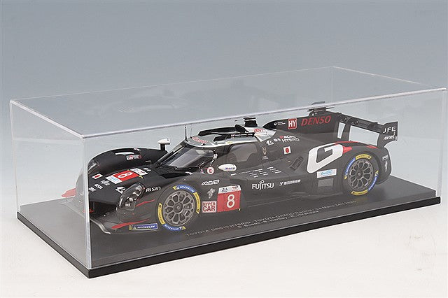 Spark S18S1056 1/18 Toyota GR010 Hybrid Gazoo Racing 2025 Le Mans #8 S. Buemi/B. Hartley/R. Hirakawa 40th Le Mans Participation Anniversary Special Livery - image 4