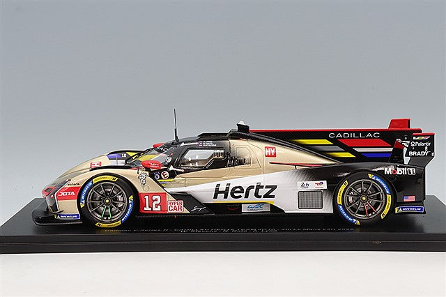 Spark S18S1057 1/18 Cadillac V-Series.R Hertz Team Jota 2025 Le Mans Fourth Place #12 W. Stevens/N. Nato/A. Lynn - image 2