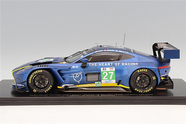 Spark S18S1072 1/18 Aston Martin Vantage AMR LMGT3 HEART OF RACING TEAM 2025 Le Mans #27 I. James / M. Drudi / Z. Robichon - image 2