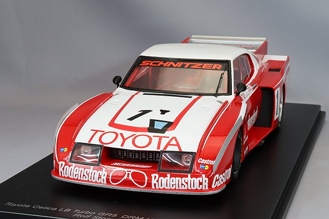 Spark S18S385 1/18 Toyota Celica LB Turbo GR5 1978 DRM Hockenheim #1 R. Stommelen with Acrylic Case - image 1