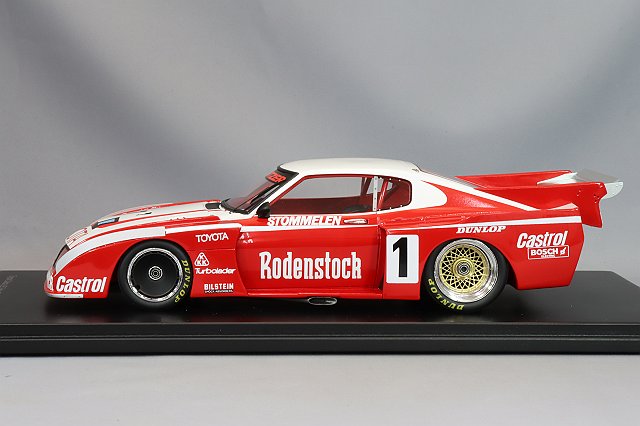Spark S18S385 1/18 Toyota Celica LB Turbo GR5 1978 DRM Hockenheim #1 R. Stommelen with Acrylic Case - image 2
