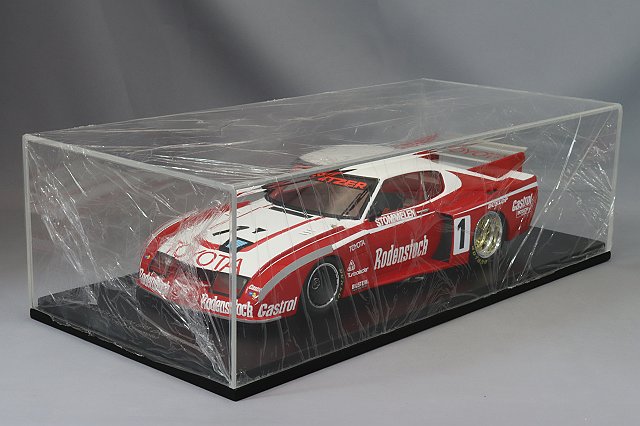 Spark S18S385 1/18 Toyota Celica LB Turbo GR5 1978 DRM Hockenheim #1 R. Stommelen with Acrylic Case - image 4