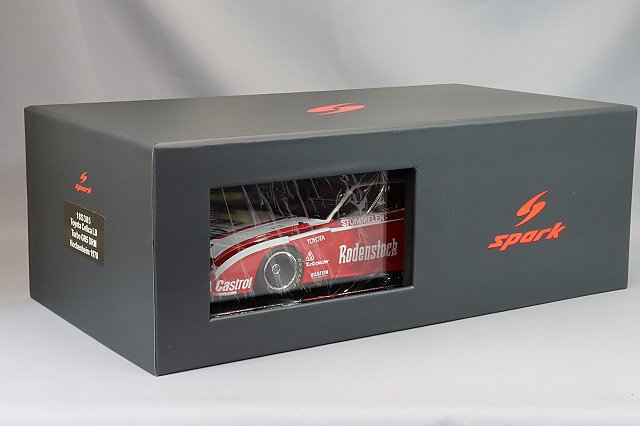 Spark S18S385 1/18 Toyota Celica LB Turbo GR5 1978 DRM Hockenheim #1 R. Stommelen with Acrylic Case - image 5