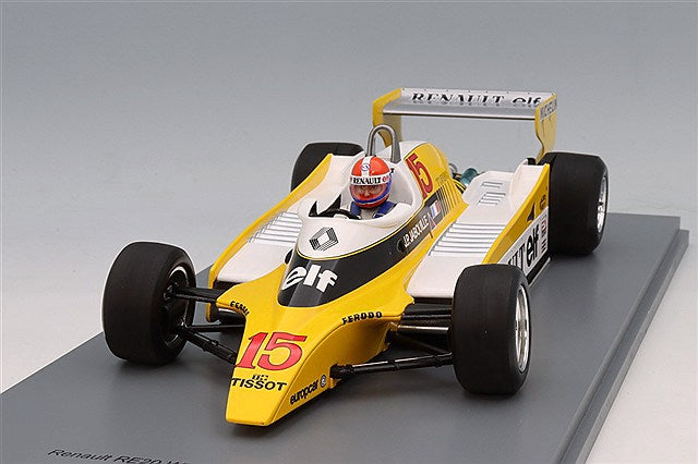 Spark S18S447 1/18 Renault RE20 Equipe Renault Elf 1980 Austrian GP Winner #15 J-P. Jabouille - image 1