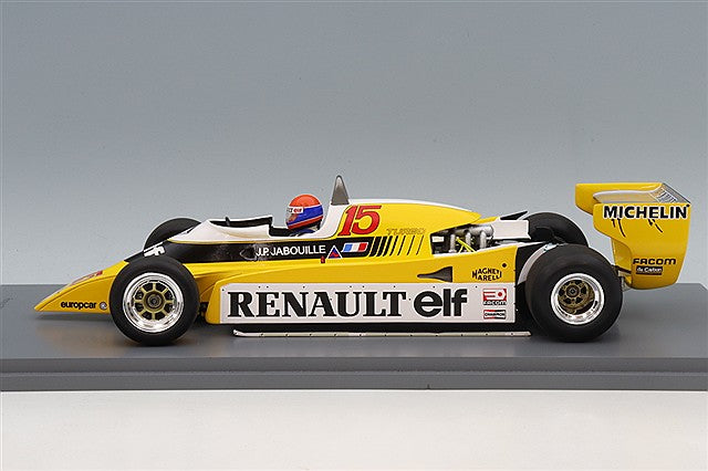 Spark S18S447 1/18 Renault RE20 Equipe Renault Elf 1980 Austrian GP Winner #15 J-P. Jabouille - image 2