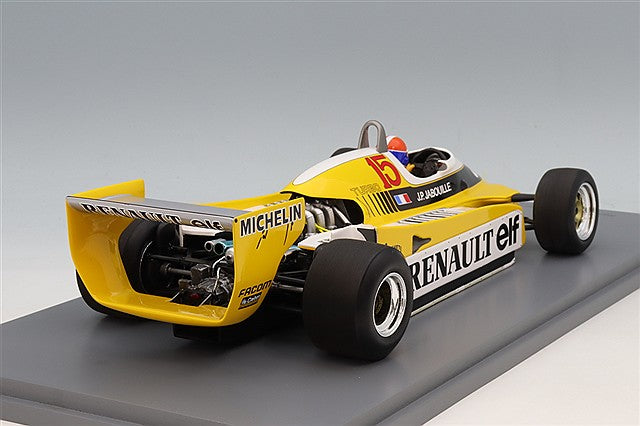 Spark S18S447 1/18 Renault RE20 Equipe Renault Elf 1980 Austrian GP Winner #15 J-P. Jabouille - image 3