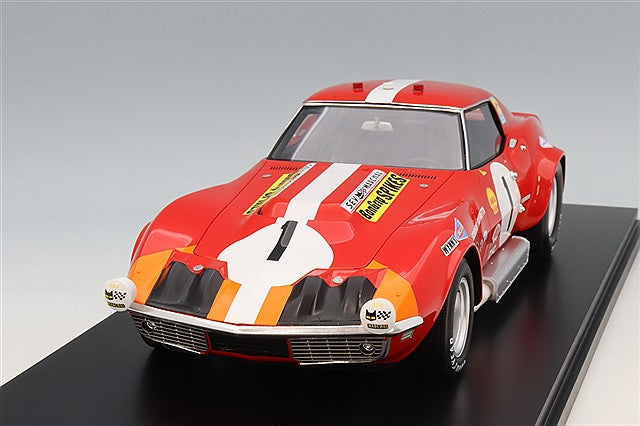 Spark S18S853 1/18 Chevrolet Corvette C3 Scuderia Filipinetti 1969 Le Mans #1 H. Greder / R. Wisell - image 1