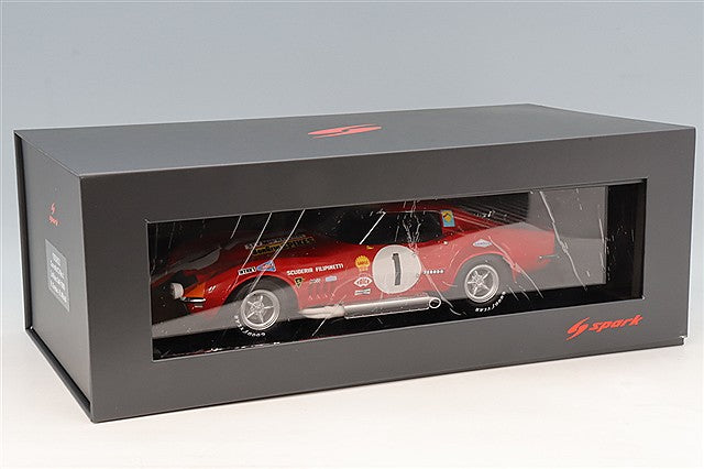 Spark S18S853 1/18 Chevrolet Corvette C3 Scuderia Filipinetti 1969 Le Mans #1 H. Greder / R. Wisell - image 5