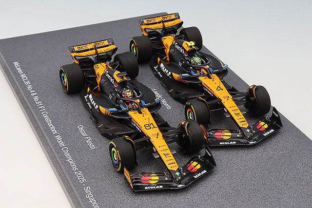Spark S9590 1/43 McLaren MCL39 McLaren Formula 1 Team 2025 Constructors' Champion #4 L. Norris & #81 O. Piastri Two-Car Set - image 3