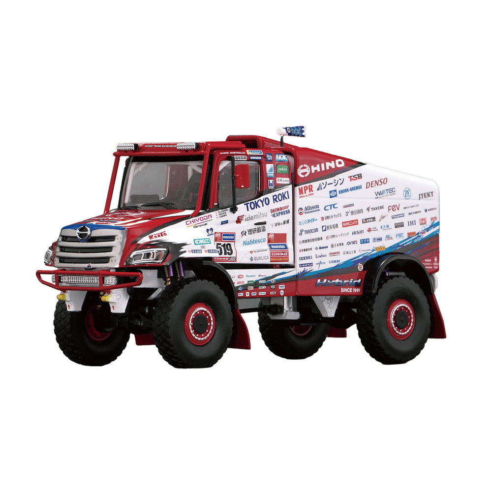 PLATZ SP-196 1/43 Hino 600 Series Hybrid 2023 Dakar Rally Diecast Model Car - image 1