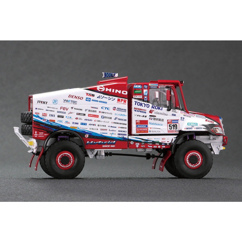 PLATZ SP-196 1/43 Hino 600 Series Hybrid 2023 Dakar Rally Diecast Model Car - image 3