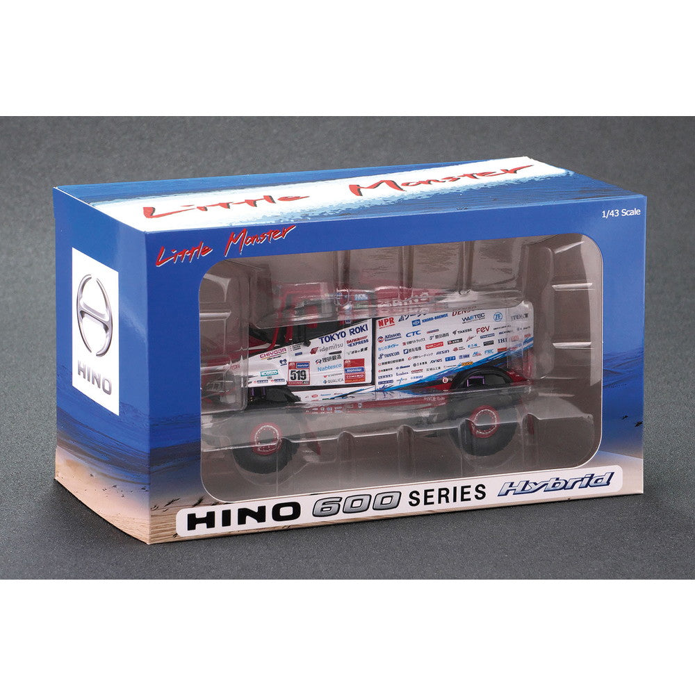 PLATZ SP-196 1/43 Hino 600 Series Hybrid 2023 Dakar Rally Diecast Model Car - image 9