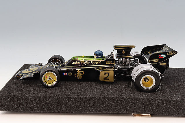 Quartzo SS18293 1/18 Lotus 72E John Player Team Lotus JPS 1973 Monaco GP Third Place #2 R. Peterson - image 2